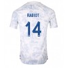 Frankrike Adrien Rabiot #14 Bortatröja VM 2022 Korta ärmar